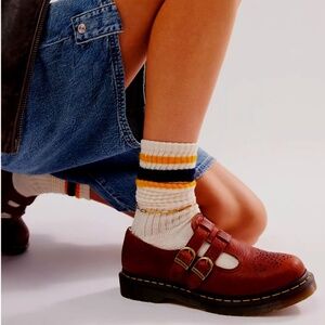 NEW Dr. Martens 8065 Mary Janes in Cashew